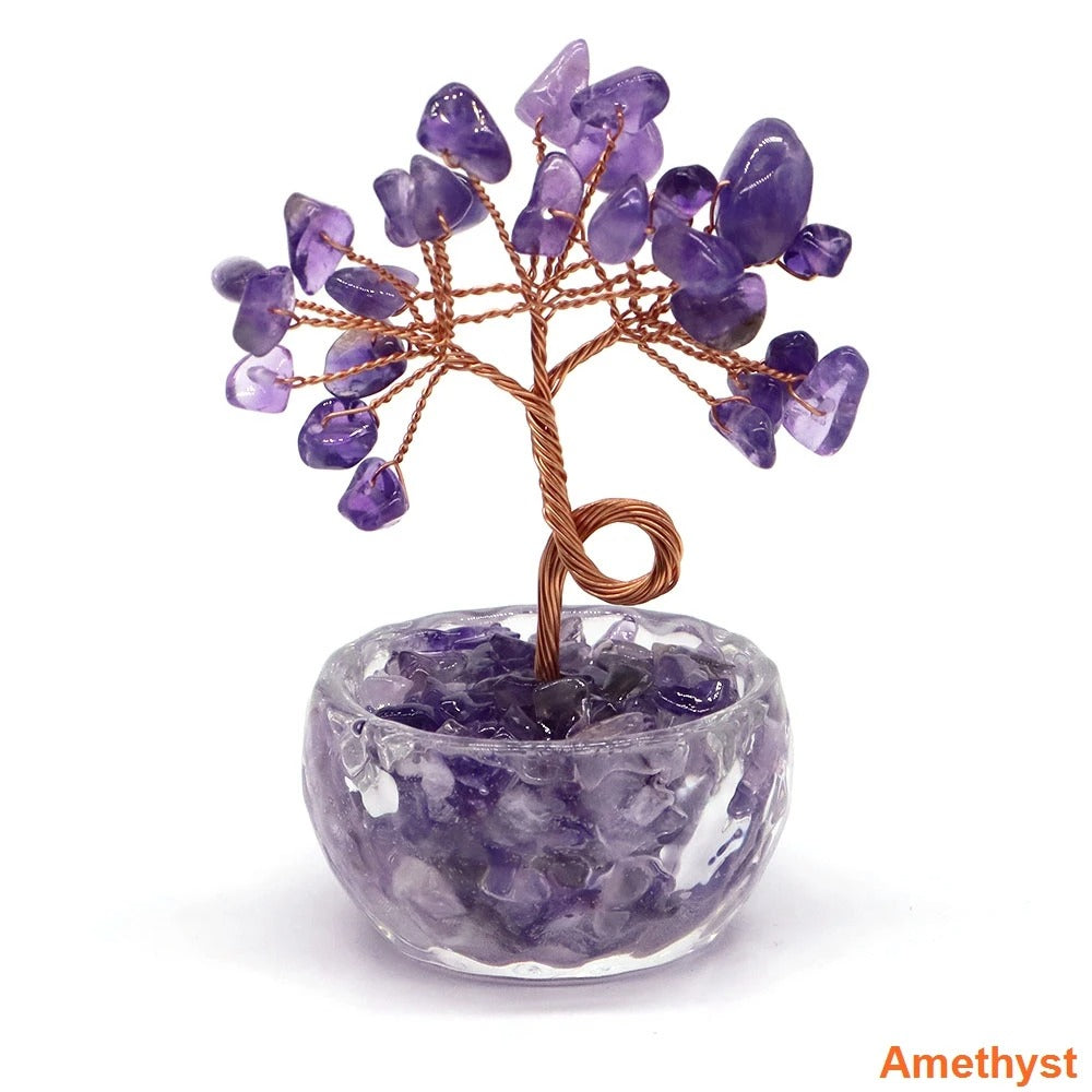 Crystal Money Trees Home Decor