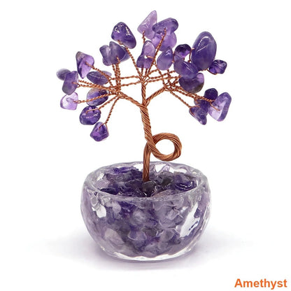 Crystal Money Trees Home Decor