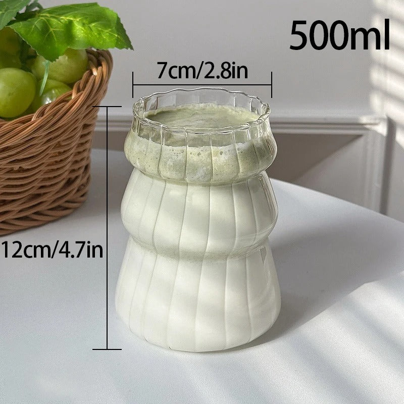 Transparent Glass Cup Exquisite Heat-resistant Tumbler