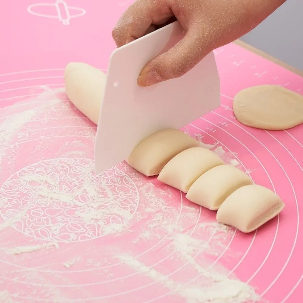 Extra Thick Silicone Dough Mat With Scales