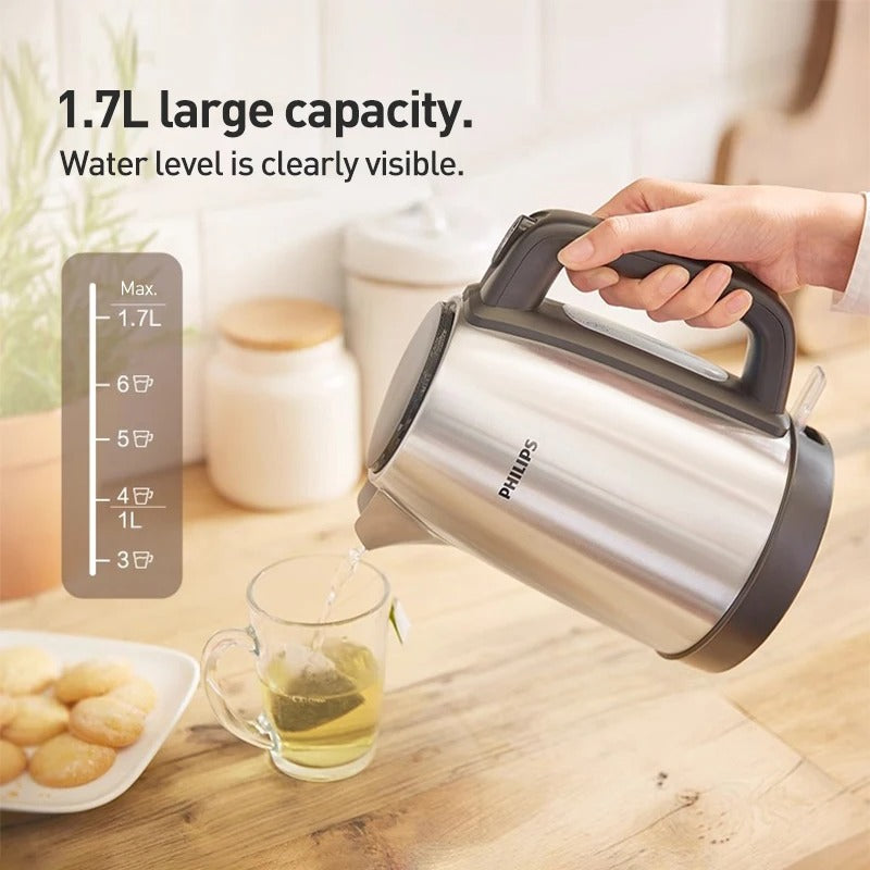 Philips electric kettle|304 edible grade stainless steel