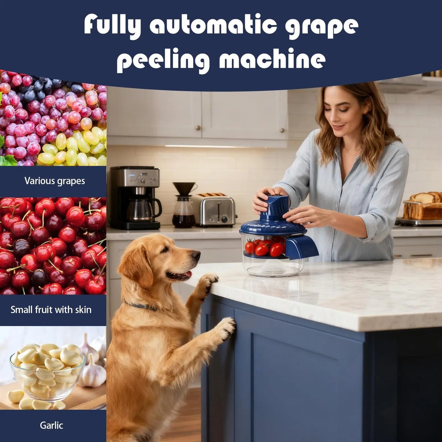 Rechargeable Peeler Automatic Electric Machine