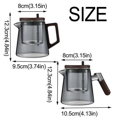 Glass Teapot Heat Resistant 650ML