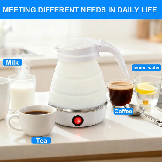 0.6L Mini Folding Kettle Portable Water Heater