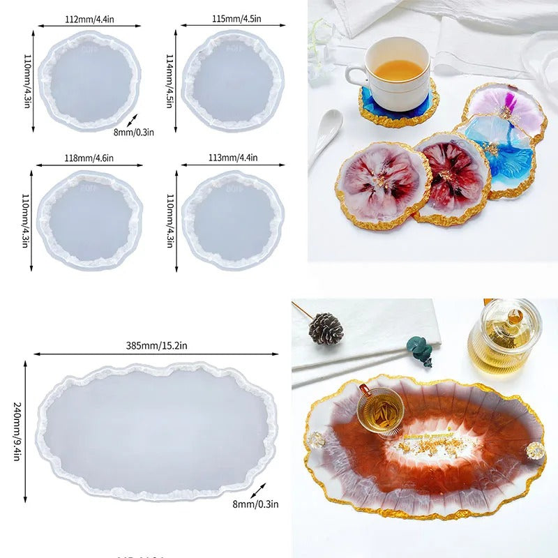 DIY Crystal Silicone Resin Mold