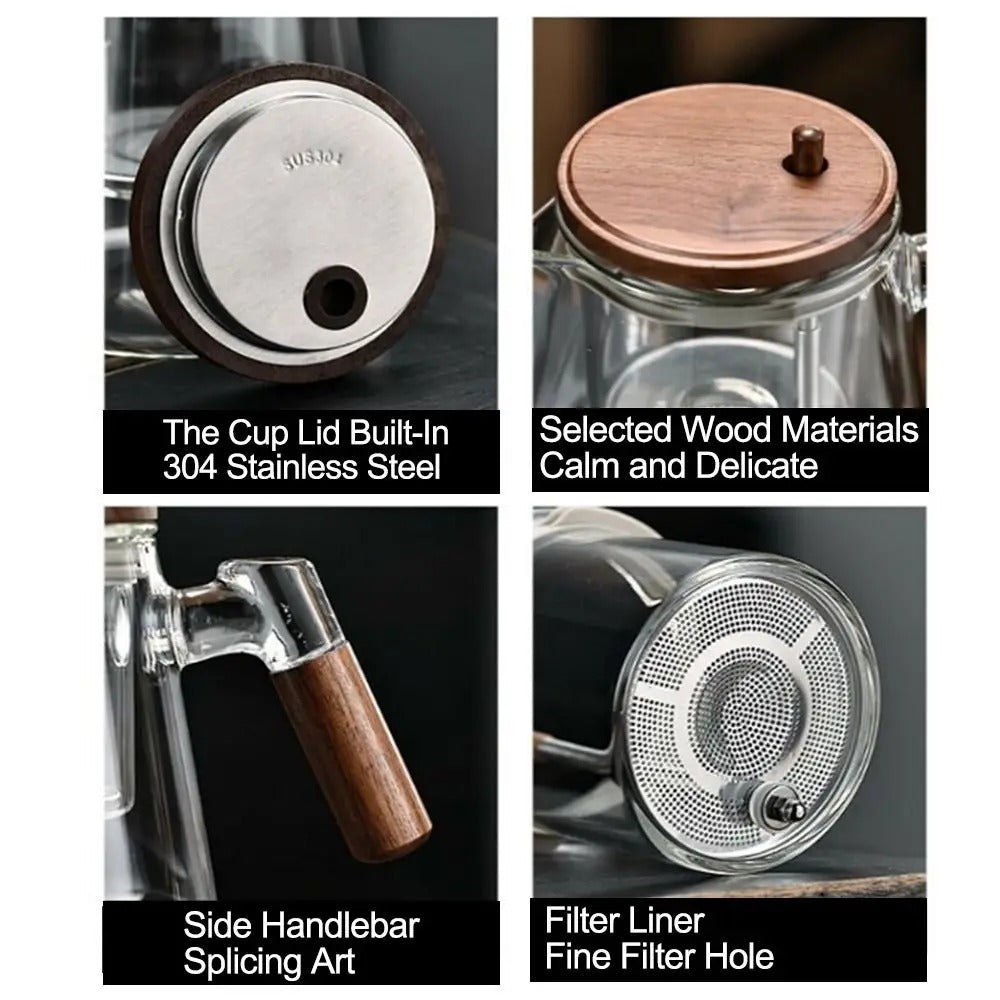 Glass Teapot Heat Resistant 650ML