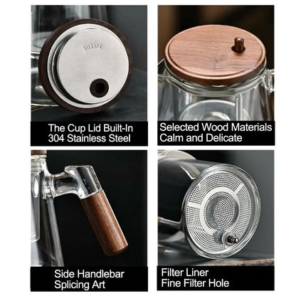 Glass Teapot Heat Resistant 650ML
