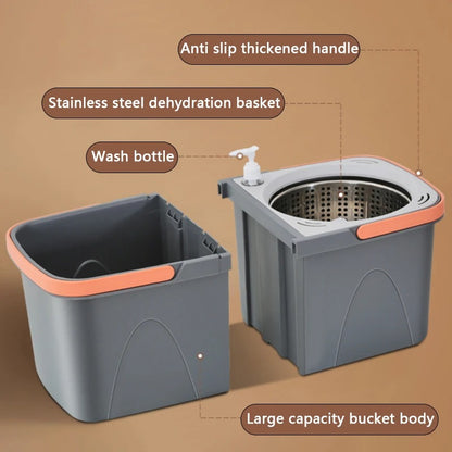 4-piece Set Spin Mop