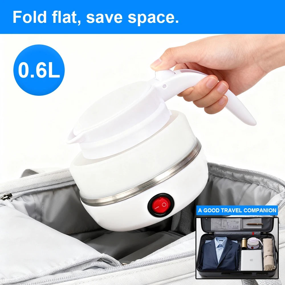 0.6L Mini Folding Kettle Portable Water Heater