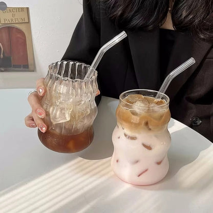 Transparent Glass Cup Exquisite Heat-resistant Tumbler