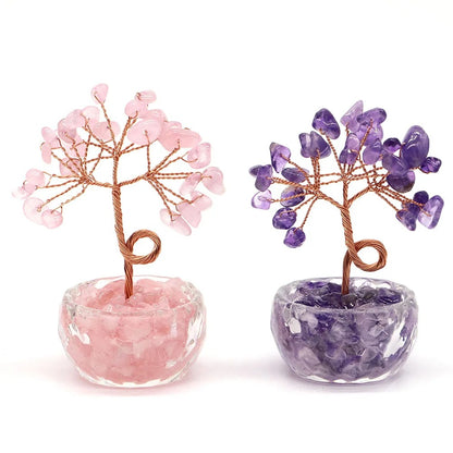 Crystal Money Trees Home Decor