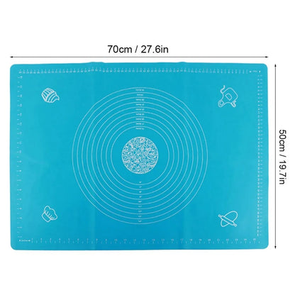 Extra Thick Silicone Dough Mat With Scales