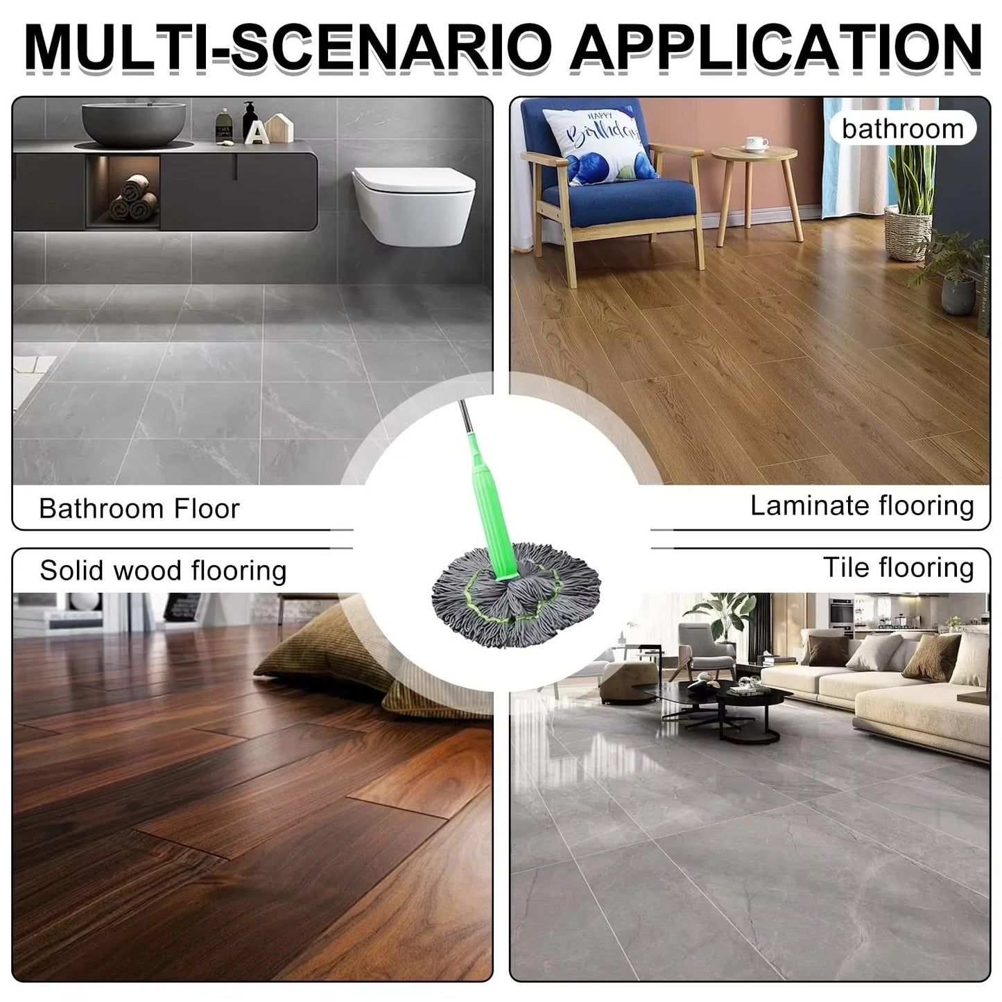 Spin Cleaning Mop