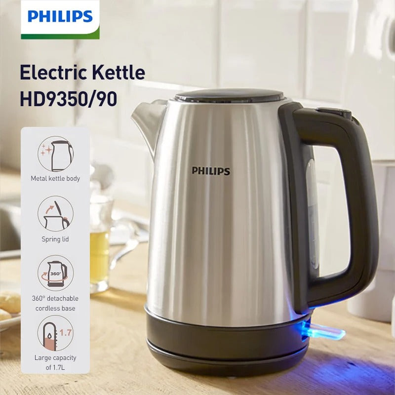 Philips electric kettle|304 edible grade stainless steel